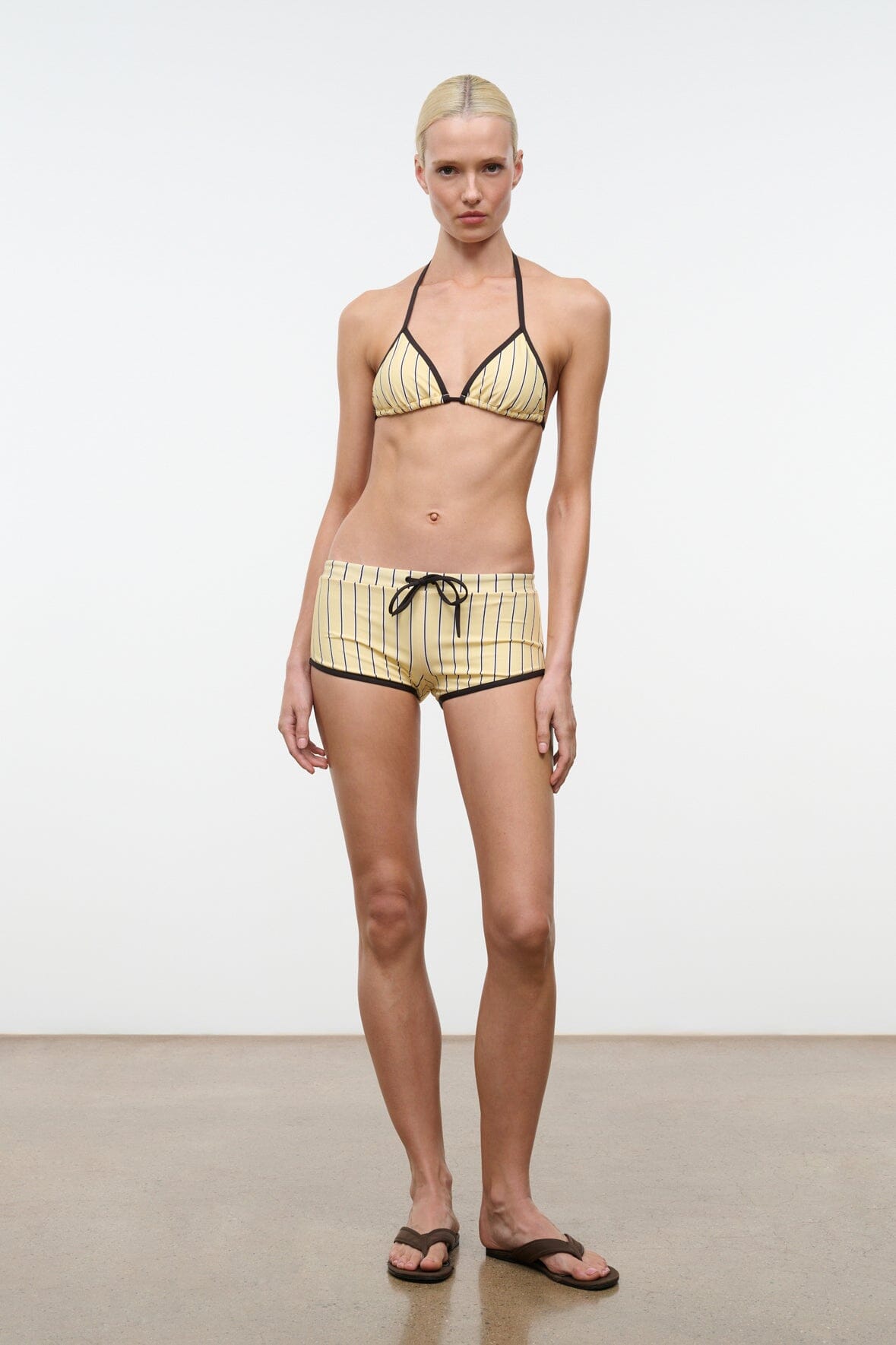 STAUD | Niguel Swim Short Monday Stripe