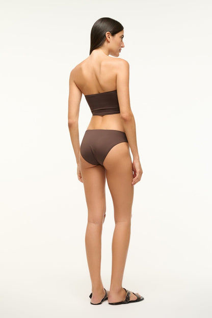STAUD | Gemma Bikini Bottom Dark Chocolate