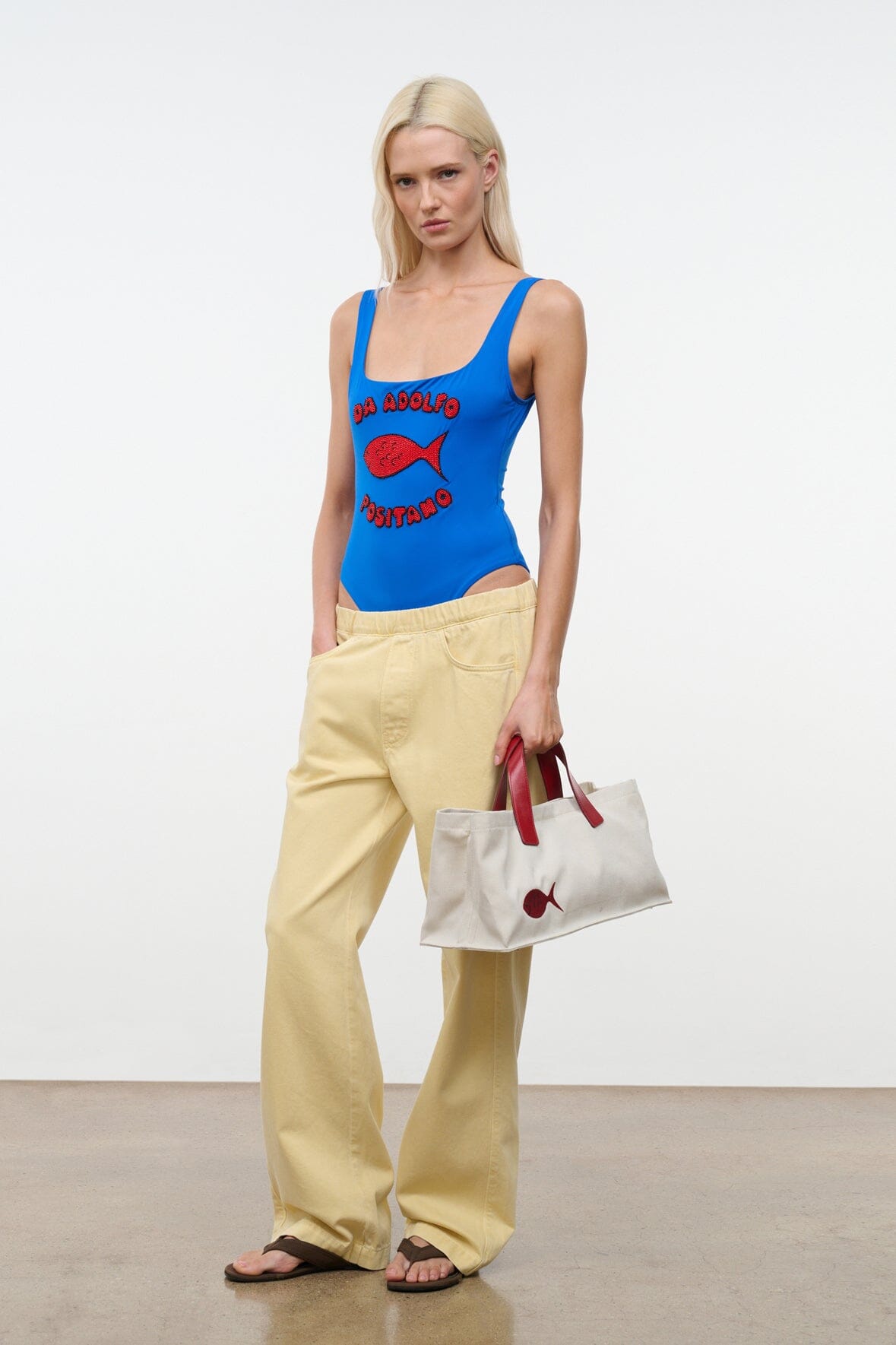 STAUD | Lea One Piece Da Adolfo Blue