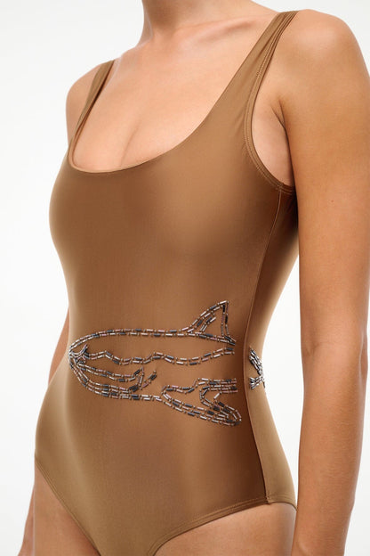 STAUD | Lea One Piece Bronze