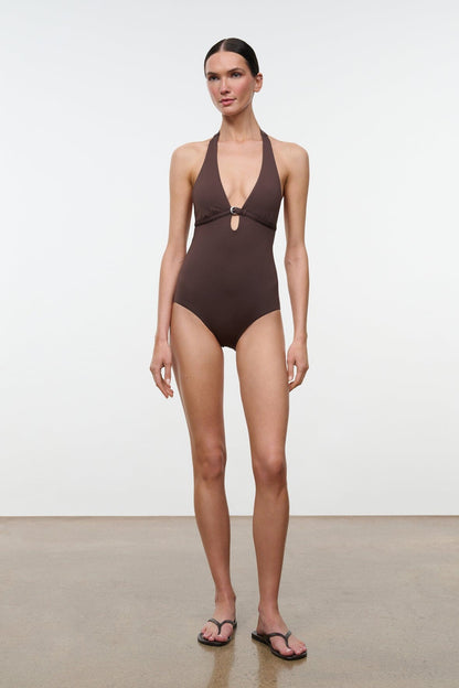 STAUD | La Jolla One Piece Dark Chocolate