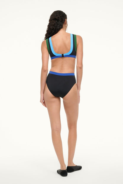 STAUD | Dolce One Piece Black Colorblock