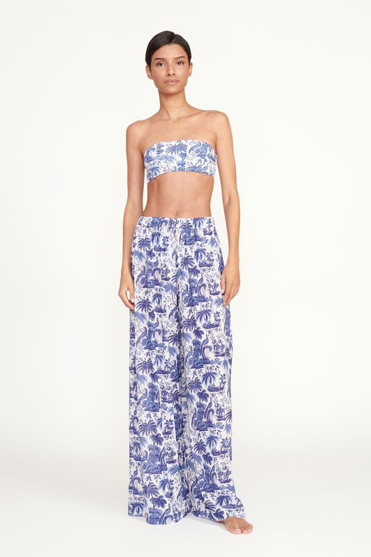 STAUD | Marza Pant Blue Toile