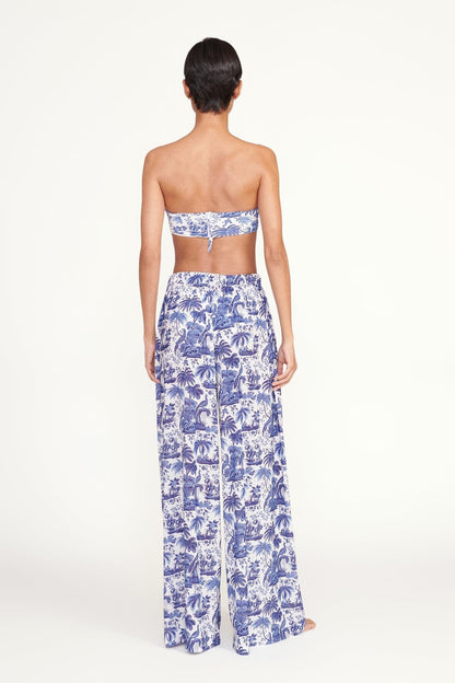 STAUD | Marza Pant Blue Toile