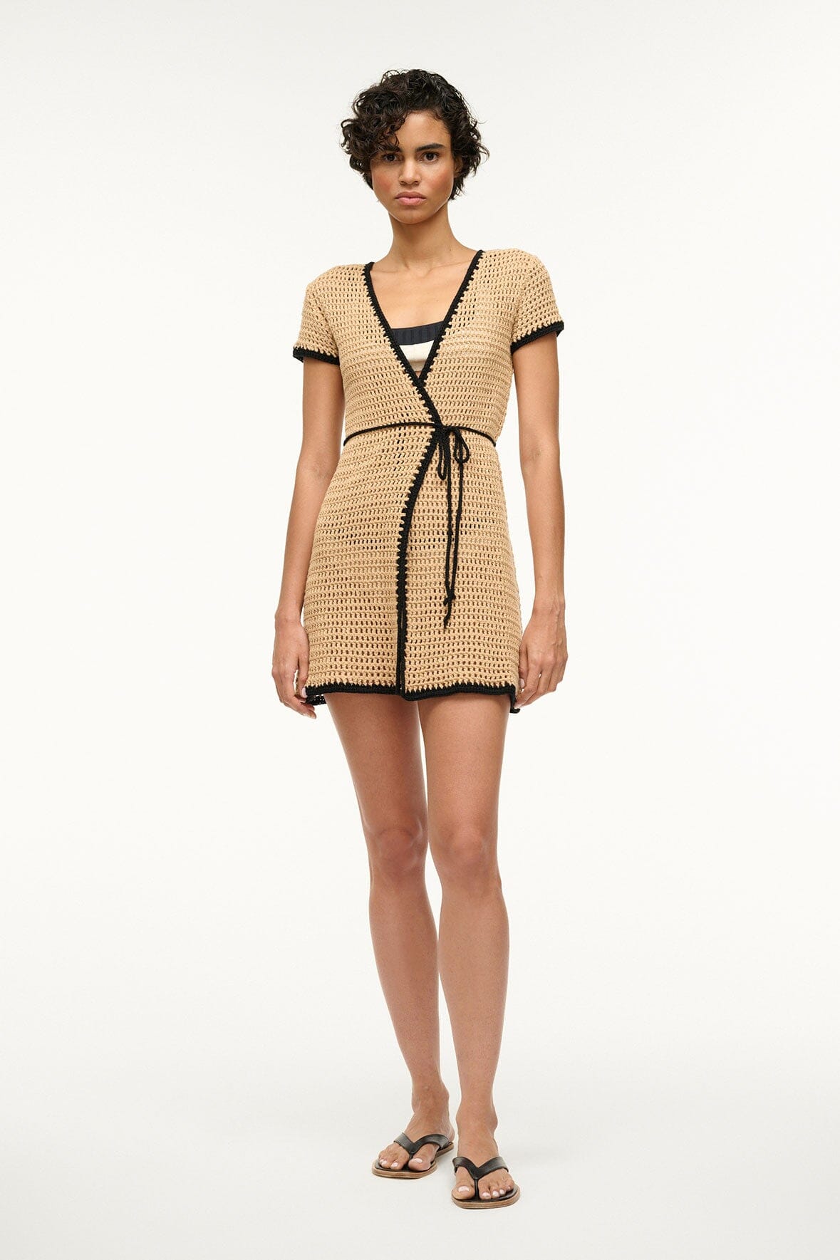 STAUD | Spritz Coverup Dress Natural