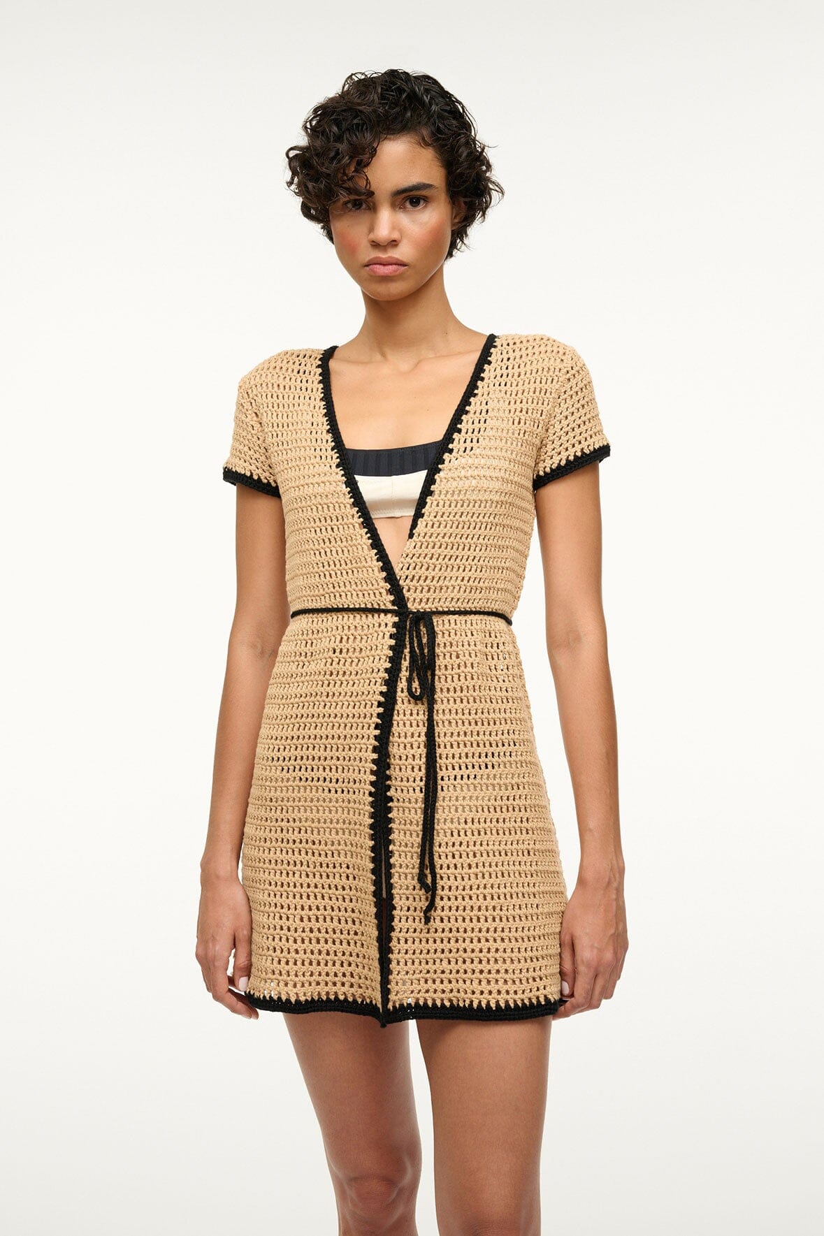 STAUD | Spritz Coverup Dress Natural
