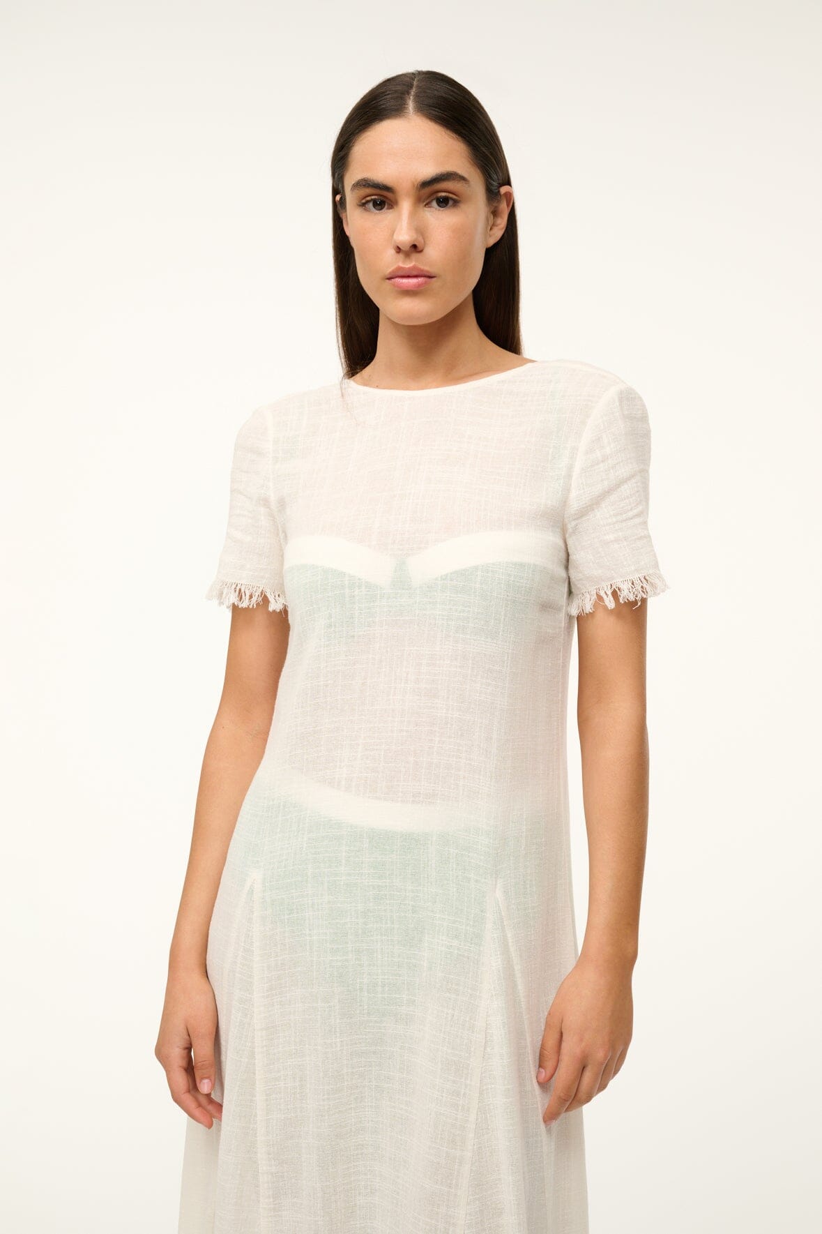 STAUD | Le Havre Dress Buttercream