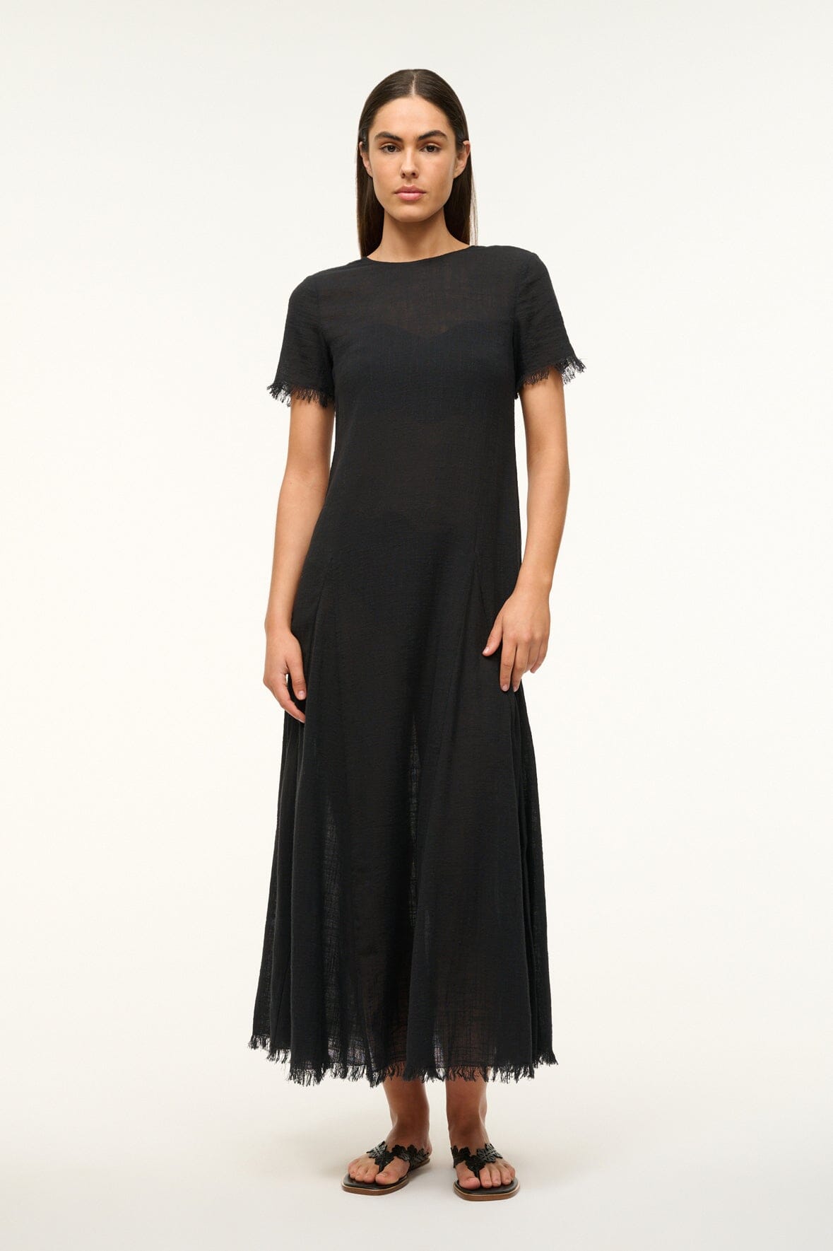 STAUD | Le Havre Dress Black