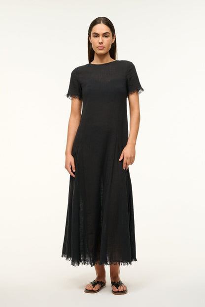 STAUD | Le Havre Dress Black