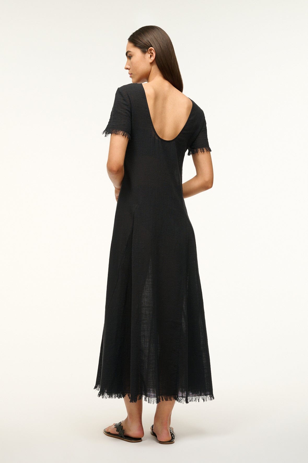 STAUD | Le Havre Dress Black
