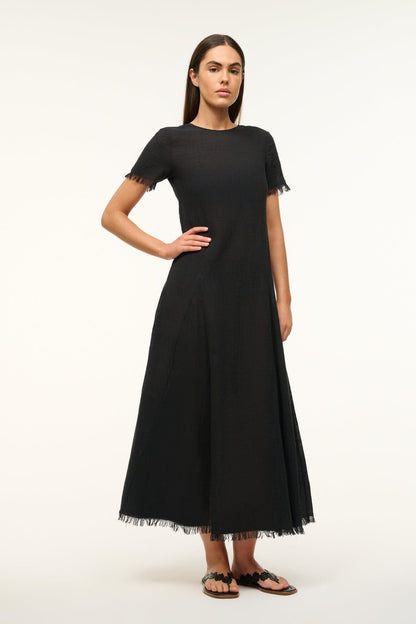 STAUD | Le Havre Dress Black