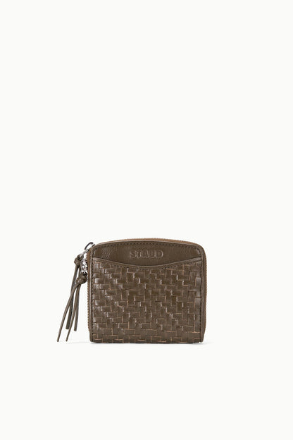 STAUD | Mae Hand-Woven Wallet Truffle