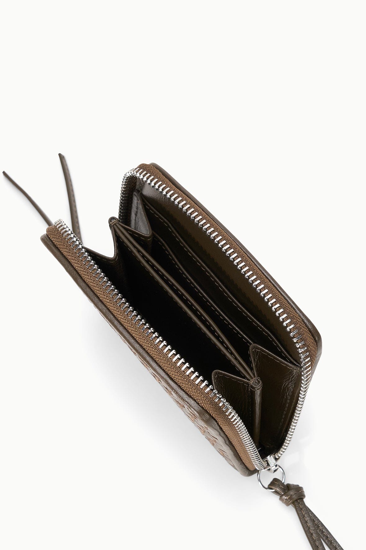 STAUD | Mae Hand-Woven Wallet Truffle