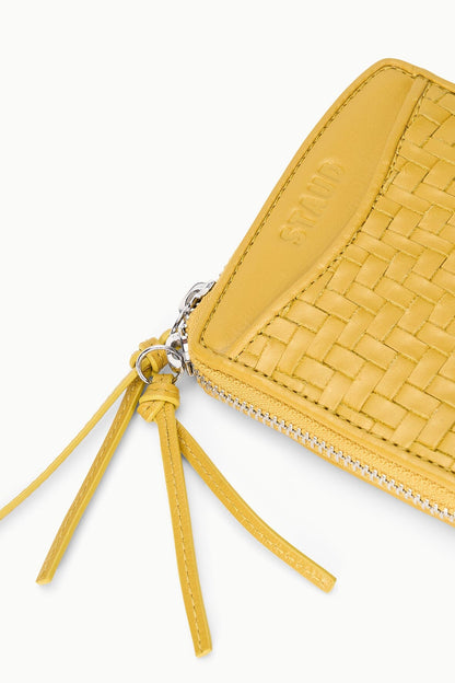 STAUD | Mae Hand-Woven Wallet Goldenrod