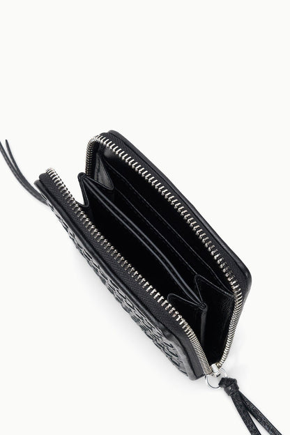 STAUD | Mae Hand-Woven Wallet Black Woven