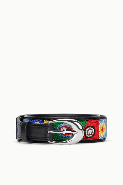 STAUD | Moon Buckle Belt Beaded Millefiore