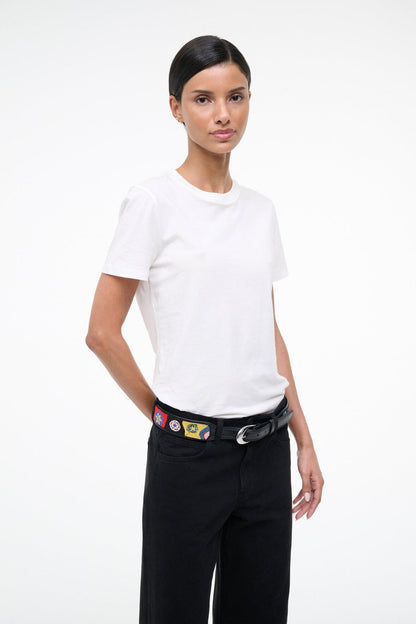 STAUD | Moon Buckle Belt Beaded Millefiore