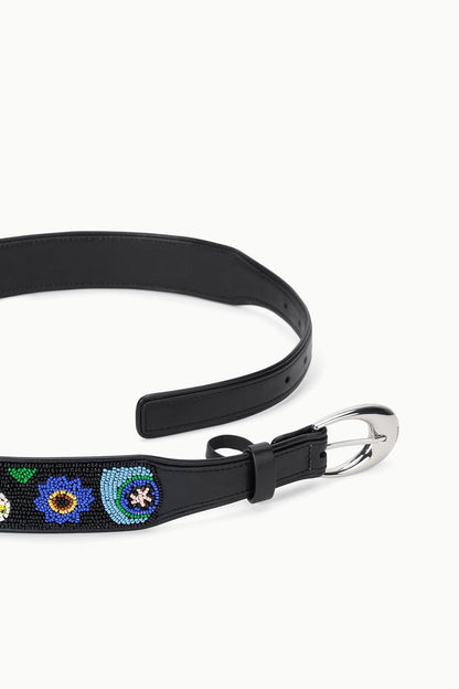 STAUD | Moon Buckle Belt Beaded Millefiore