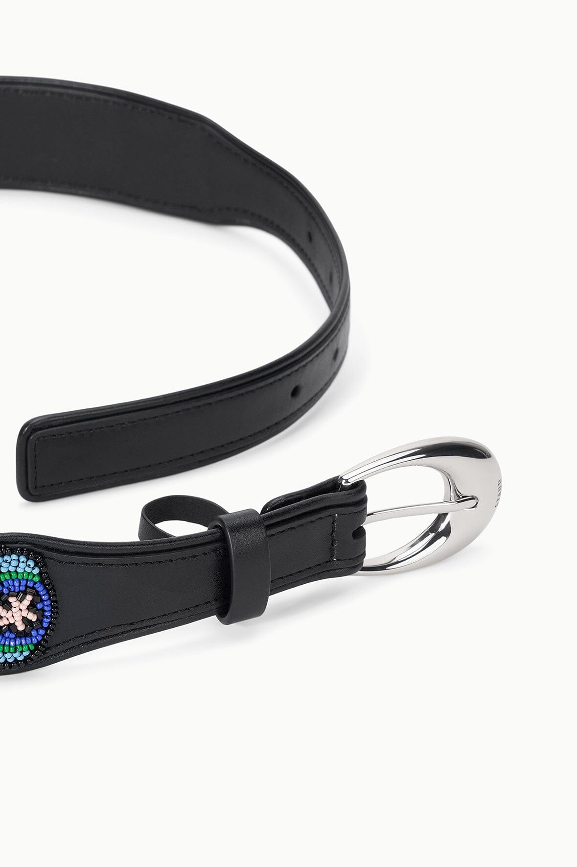 STAUD | Moon Buckle Belt Beaded Millefiore