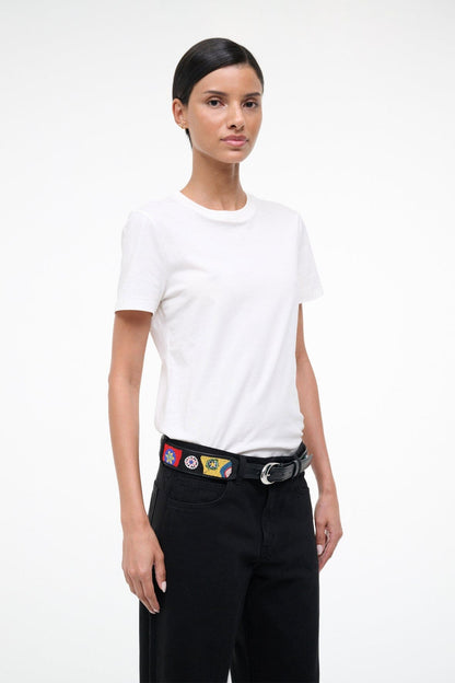 STAUD | Moon Buckle Belt Beaded Millefiore