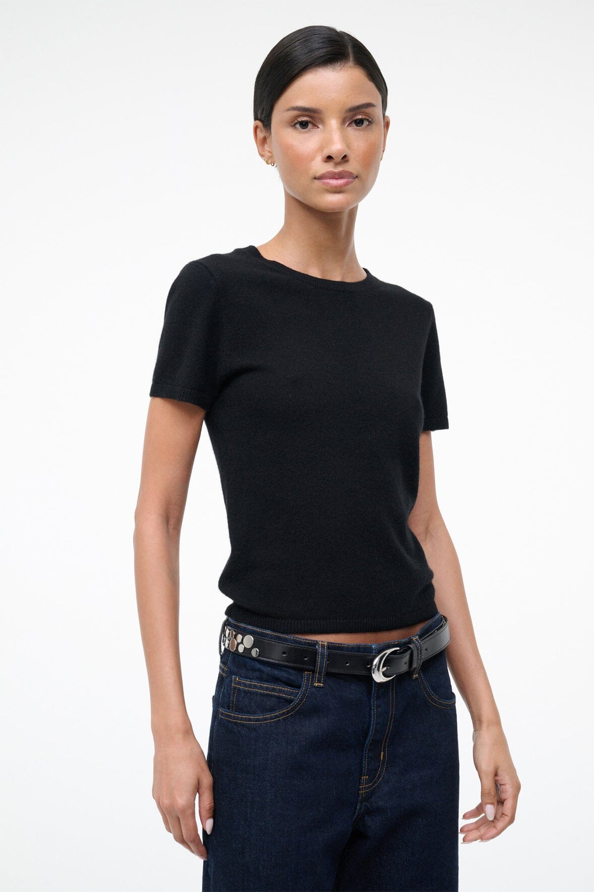 STAUD | Moon Buckle Belt - Rivets
