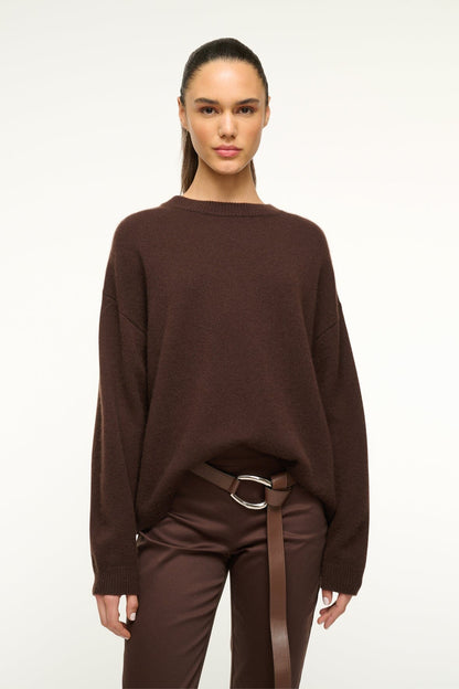 STAUD | 30mm Wrap Belt Mahogany Silver