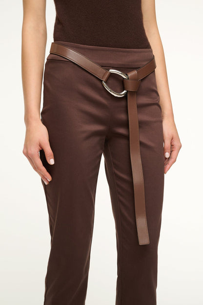 STAUD | 30mm Wrap Belt Mahogany Silver