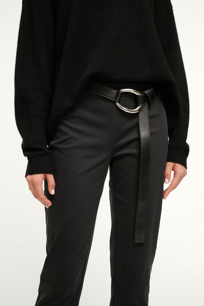 STAUD | 30mm Wrap Belt Black Silver