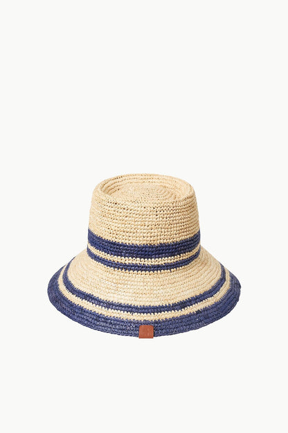 STAUD | Rita Bucket Hat Natural Navy