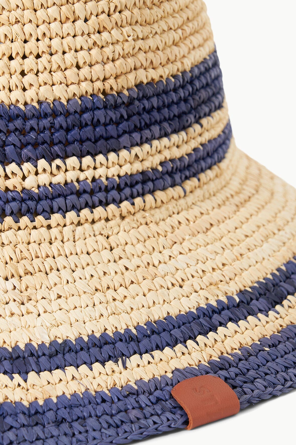 STAUD | Rita Bucket Hat Natural Navy