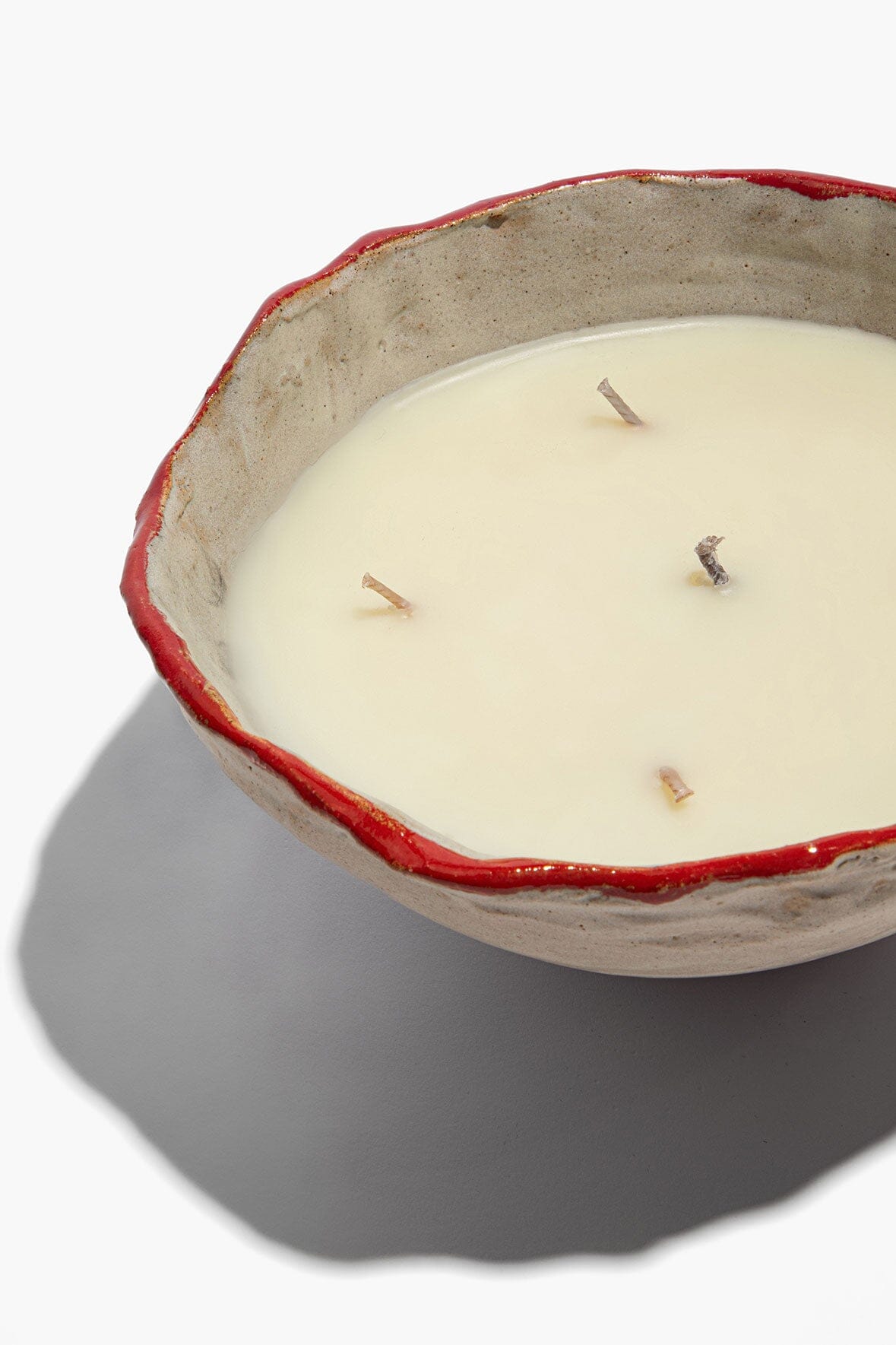 STAUD | Ceramic Mushroom Candle Natural Red