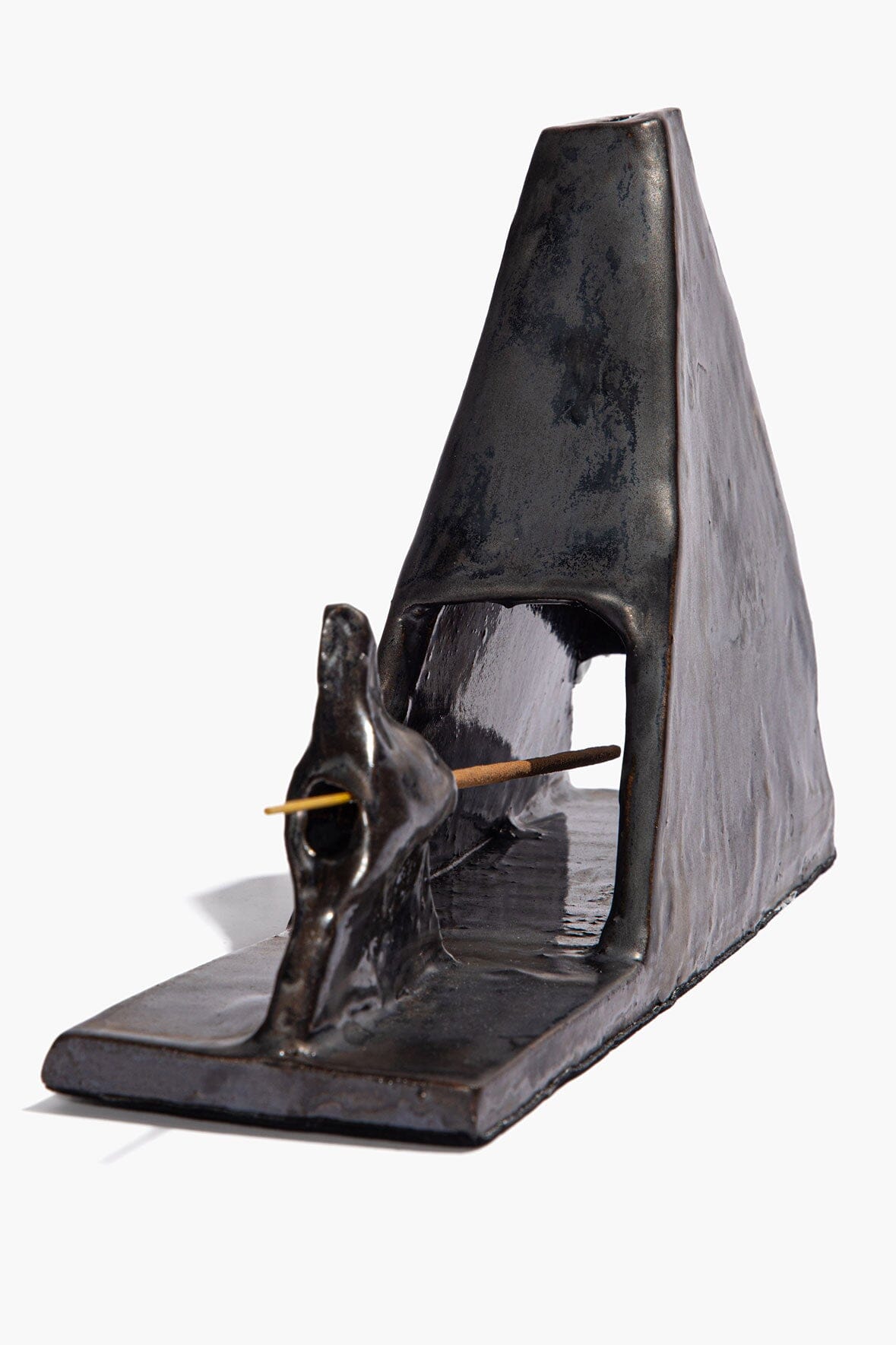 STAUD | Pyramid Incense Holder Molasses Glaze