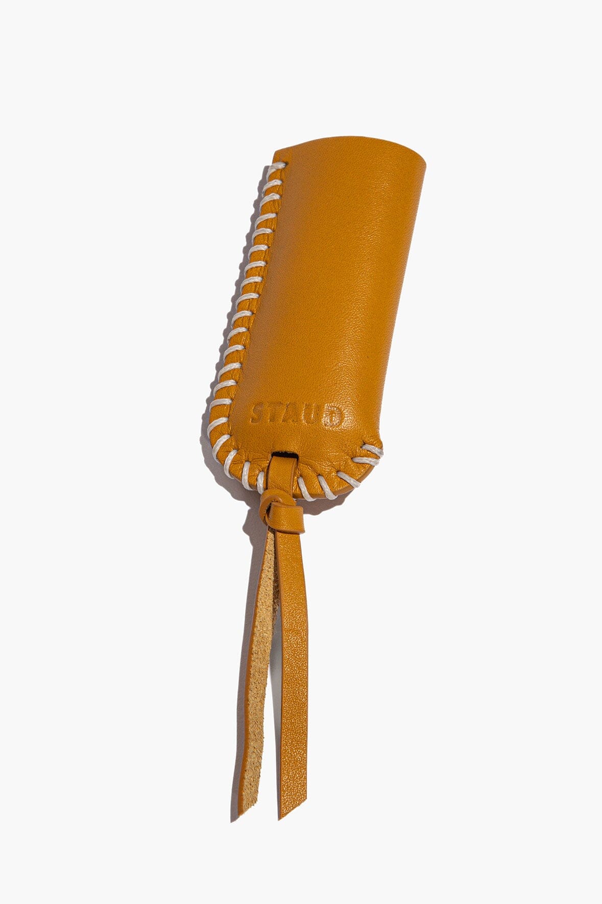 STAUD | Pyre Leather Lighter Cover Goldenrod