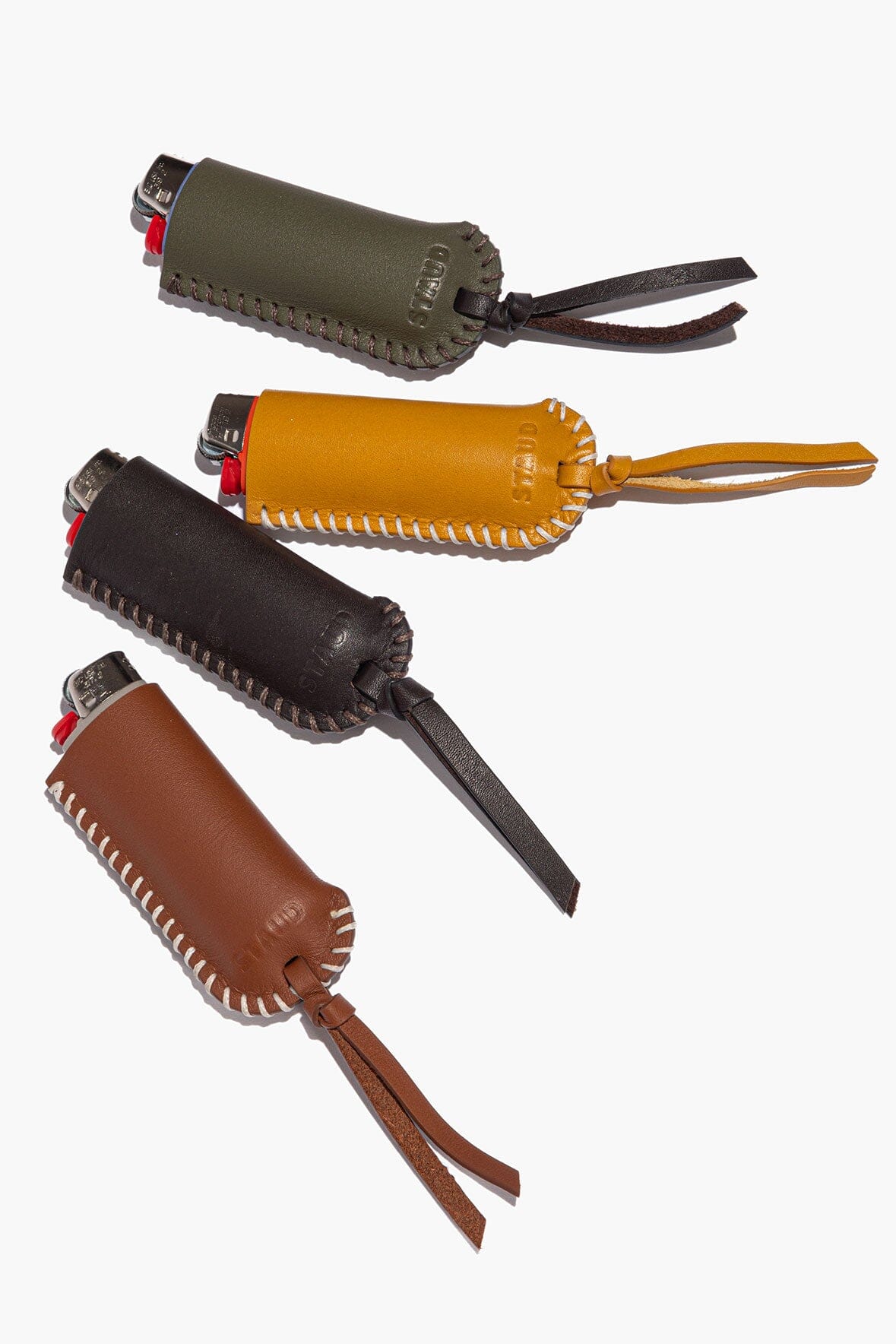 STAUD | Pyre Leather Lighter Cover Espresso