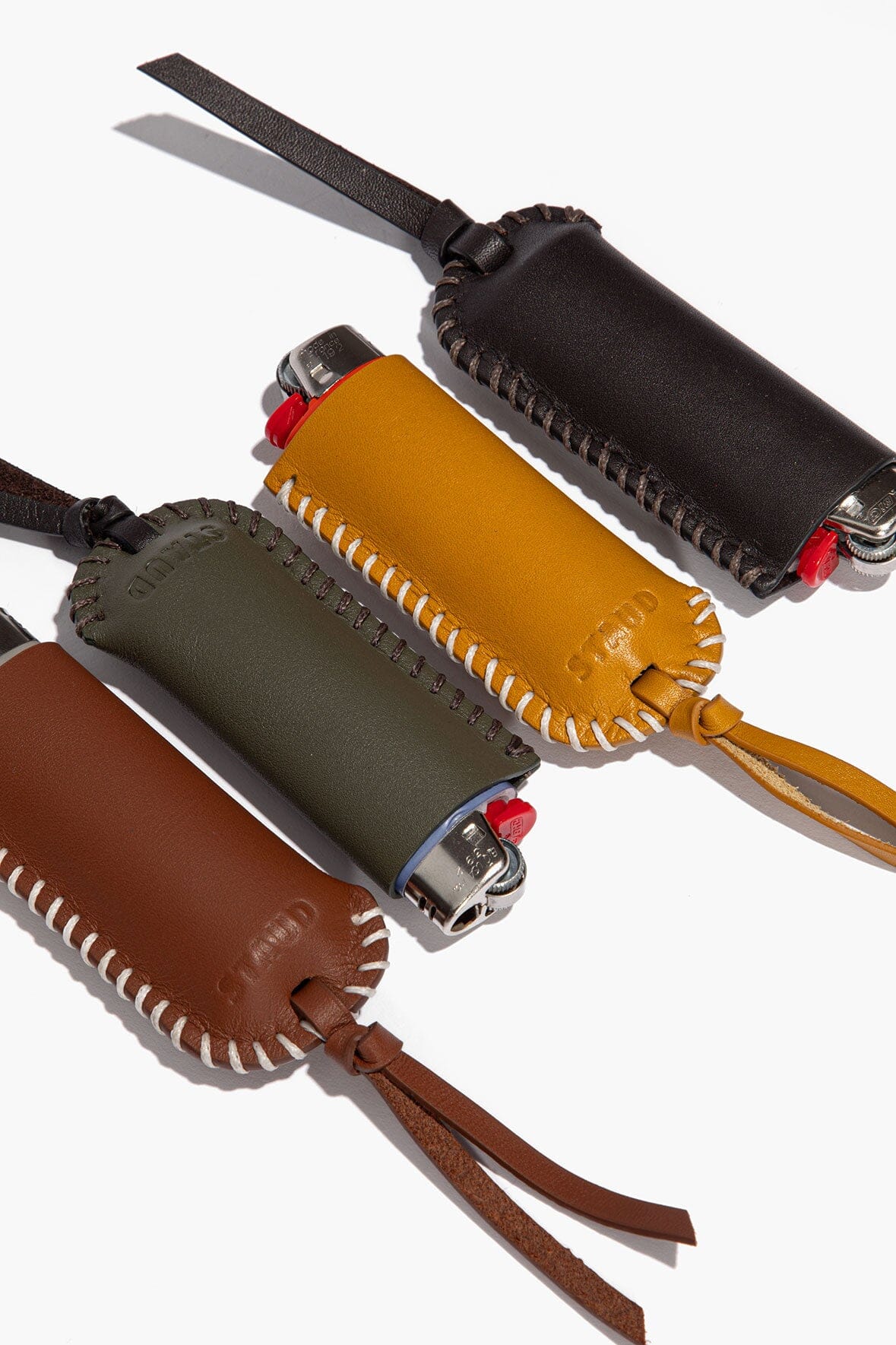 STAUD | Pyre Leather Lighter Cover Espresso