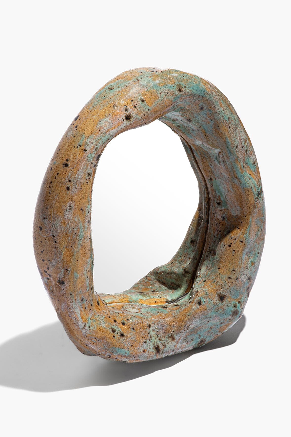 STAUD | Ceramic Wall Mirror River Birch Glaze