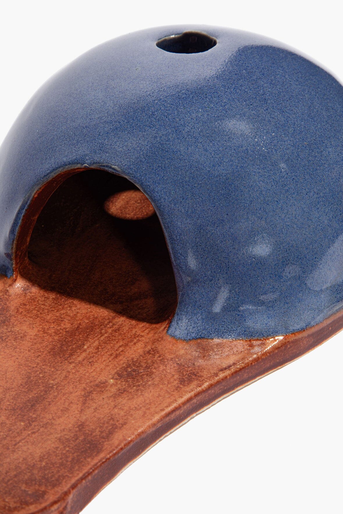 STAUD | Hut Incense Holder Blue Burnt Orange Glaze