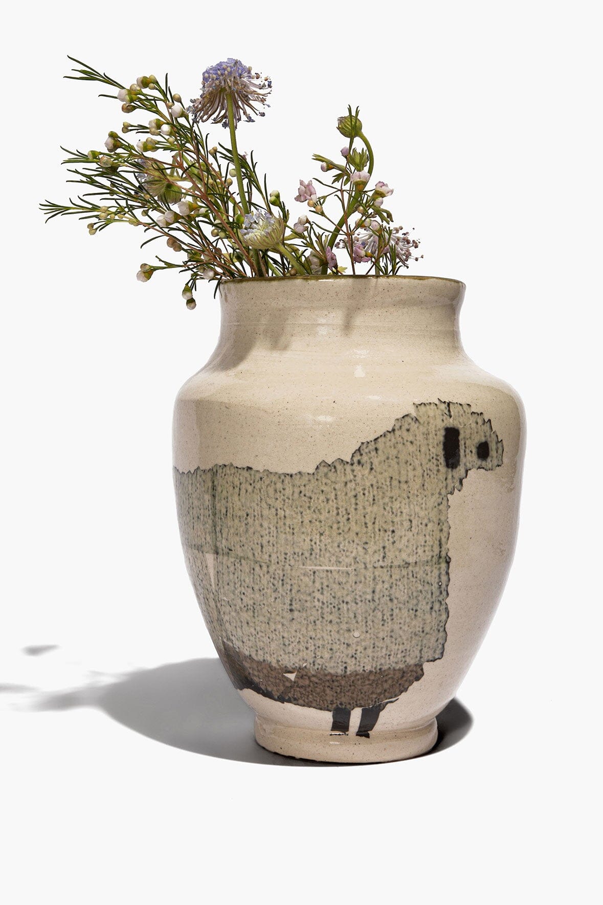 STAUD | Ceramic Sheep Vase Round