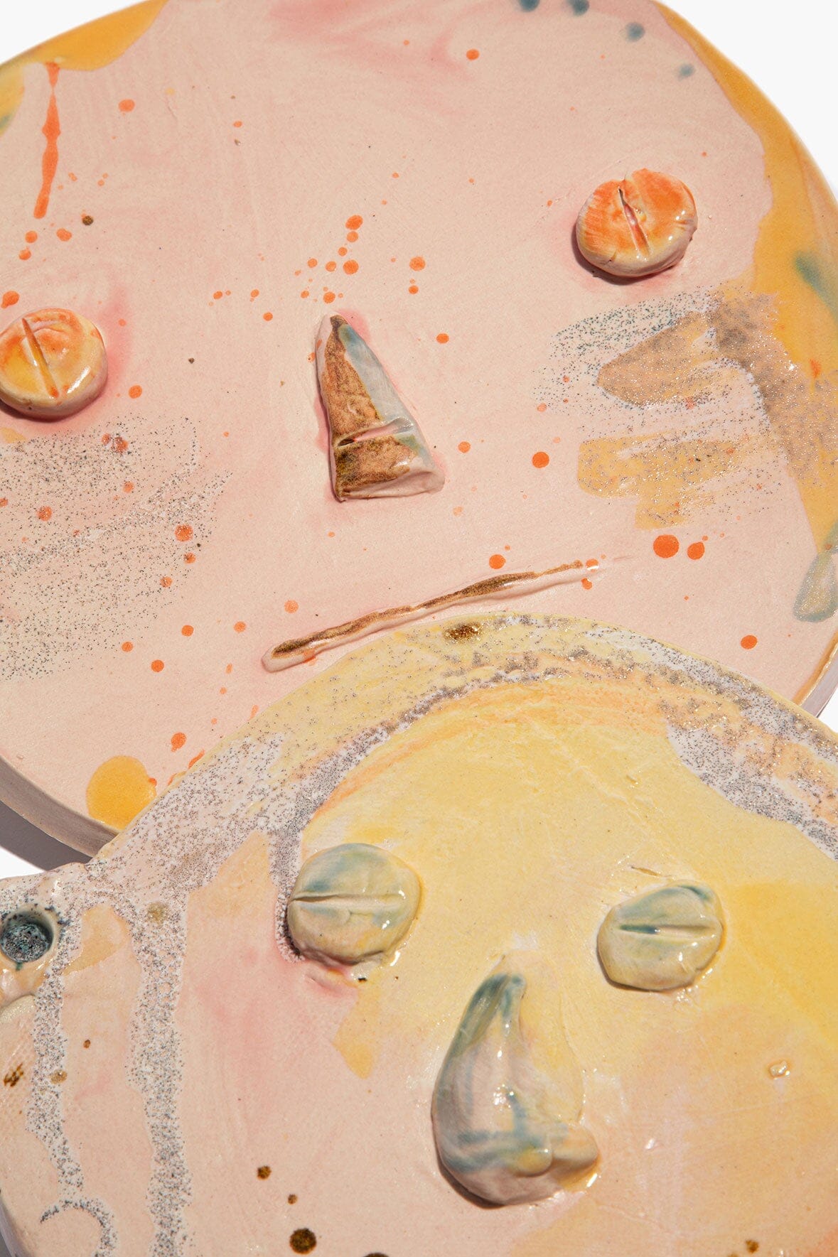 STAUD | Louise Ceramic Faces Cotton Candy Glaze