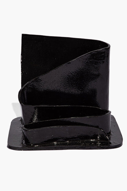 STAUD | Wavy Stationary Holder Black Glaze