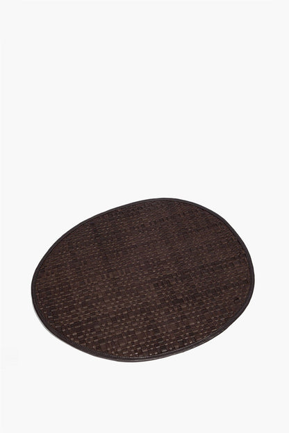 STAUD | Gentry Leather Placemat Espresso