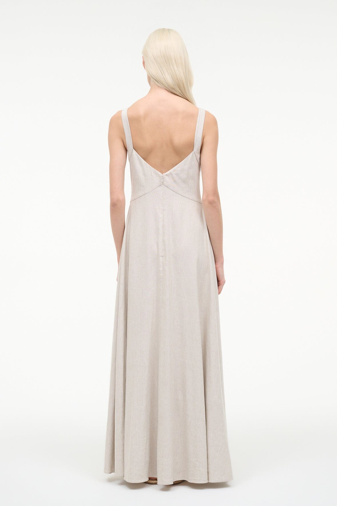 STAUD | Madison Linen Dress Natural