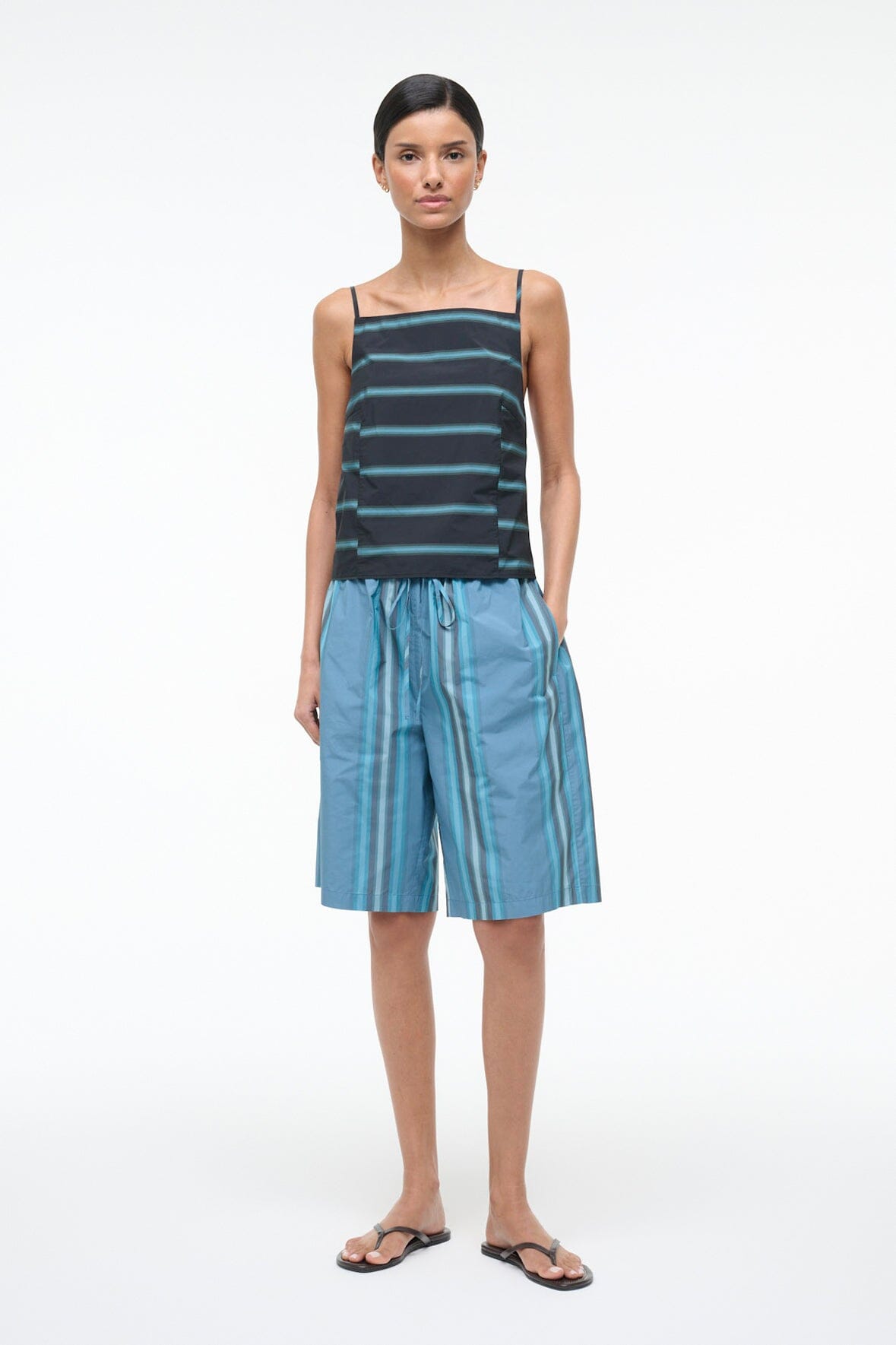 STAUD | Maisie Top Venice Stripe