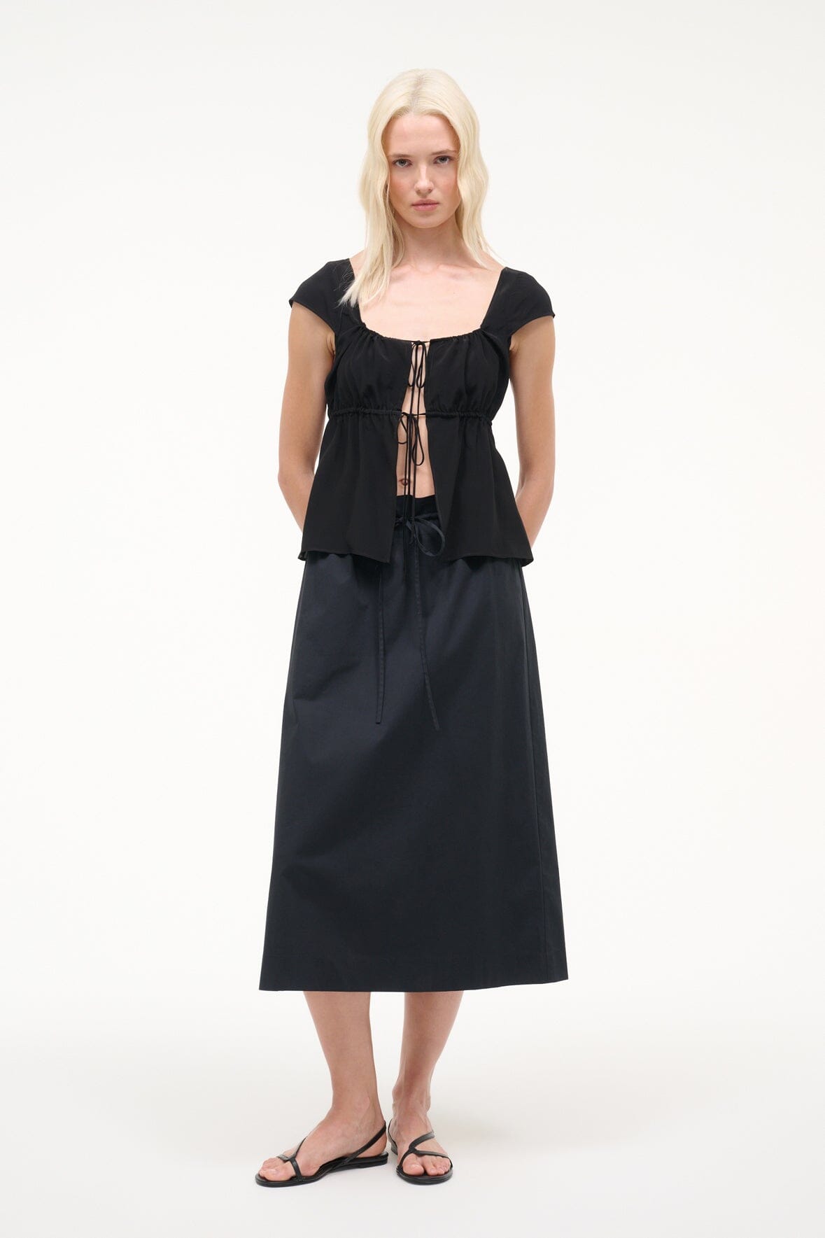 STAUD | Pomona Top Black