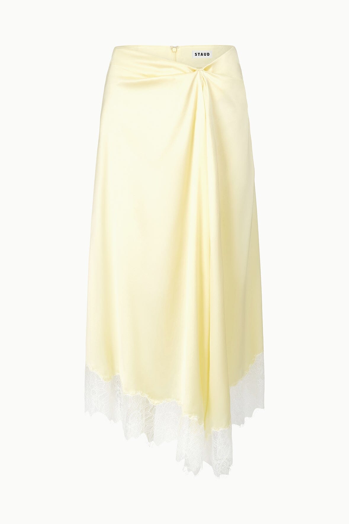 STAUD | Sonoma Silk Skirt Key Lime