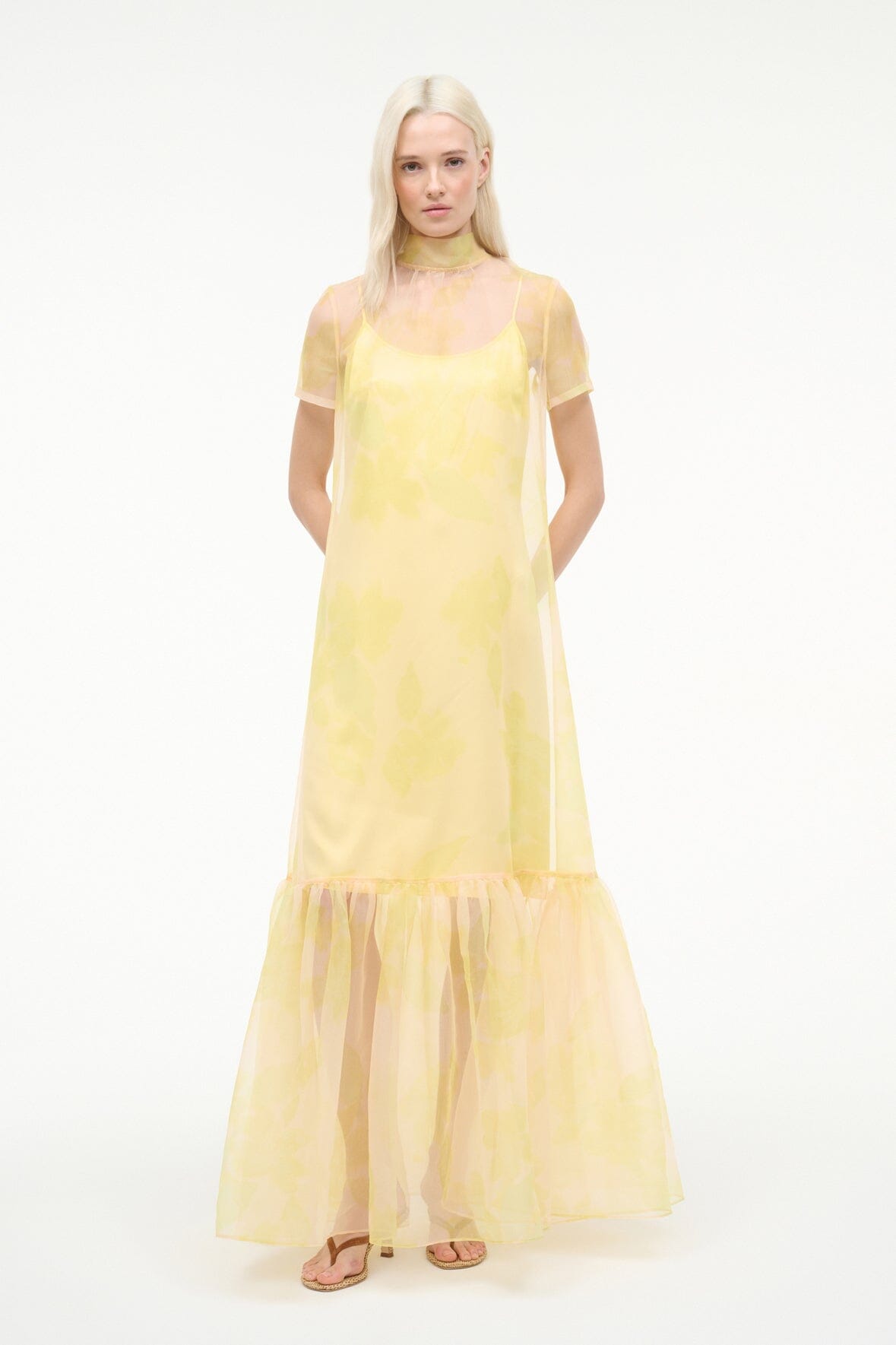 STAUD | Calluna Dress Lemon Grove