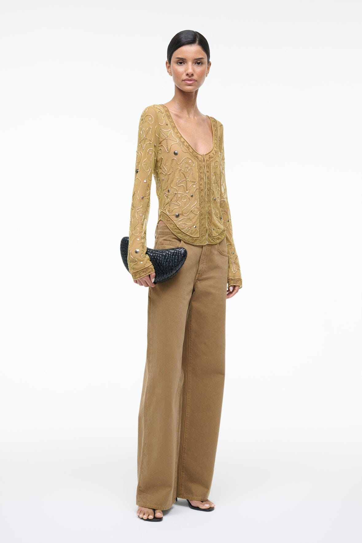 STAUD | Mila Top Sandbar