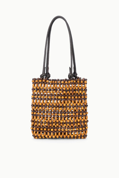 STAUD | Baja Mini Tote Multi Wood Beads