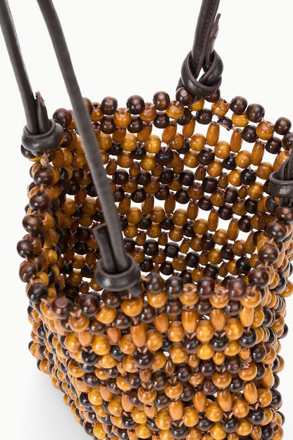 STAUD | Baja Mini Tote Multi Wood Beads