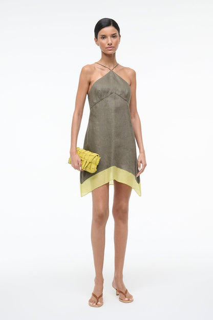 STAUD | Leaf Clutch Citron